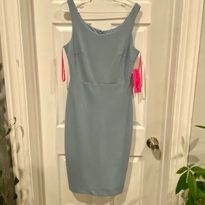 Betsey Johnson powder blue sheath dress size 8 NWT
